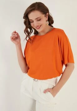 LELA LOOSE FIT - Bluse - Orange -LELA Verkaufsshop f9fd5bae2d9e4763a6a17f0571c95d76