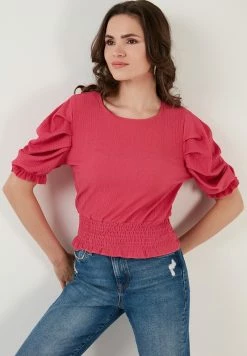 LELA REGULAR FIT - Bluse - Fuchsia 8 LELA REGULAR FIT - Bluse - Fuchsia -LELA Verkaufsshop fe163a905ebb4bbb86438d85d67bab4f